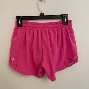 Lululemon Hot Pink Hotty Hot Shorts